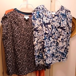 ⭐3/$21 Lot of 2 [Pure Energy] 1X Sleeveless Blouses (this lot is 1 item)